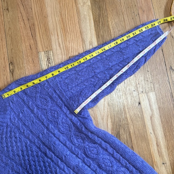 Vintage Chunky Mohair Fuzzy Knit Sweater Granny Grunge - Picture 6 of 12